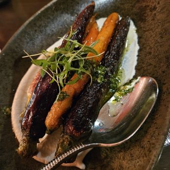 Toro by Chef Richard Sandoval - Heirloom carrots 10/10 best side! - Latin American Near Me - Dania Beach, Florida Toro by Chef Richard Sandoval - Heirloom carrots 10/10 best side! - Latin American Near Me - Dania Beach, Florida