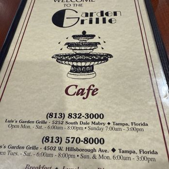 Luis's Garden Grill - American Near Me - Tampa, Florida