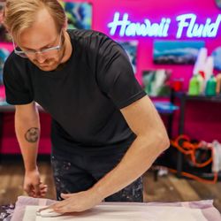 Hawaii Fluid Art Franklin