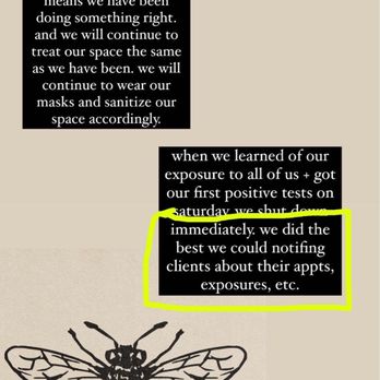 Beehive Waxing - They did not notify clients about their exposures. - Waxing Near Me - Sacramento, California Beehive Waxing - They did not notify clients about their exposures. - Waxing Near Me - Sacramento, California