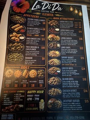 Menu photo 1 La Di Da Gastro Pub Tampa, FL Menu photo 1 La Di Da Gastro Pub Tampa, FL