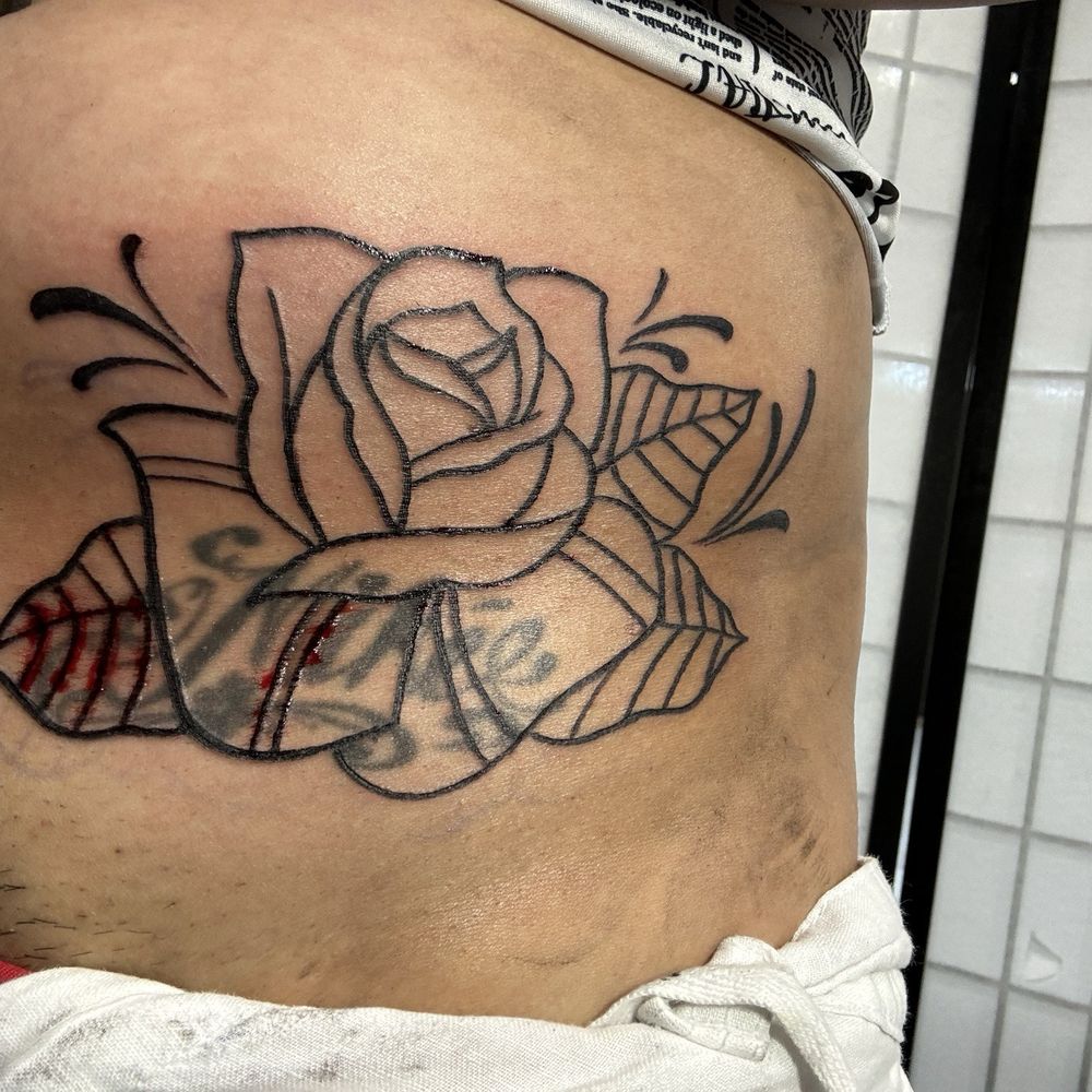 Revolt Tattoos - This is the restarting it lining it and recovery - Tattoo Near Me - Las Vegas, Nevada