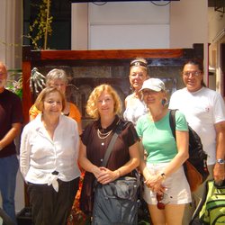 IMAC Spanish Language Programs - Group of Travel Writers from the United States taking Spanish lessons at IMAC Spanish Language Programs