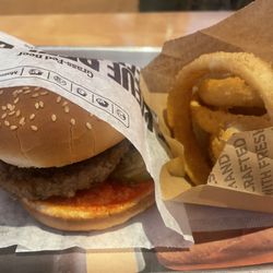 A&W - Papa Burger and Onion Rings