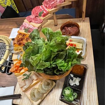 GAN-HOO BBQ - Stair case combo - Barbeque Near Me - Flushing, New York