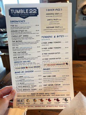 Menu photo 3 Tumble 22 Pflugerville, TX