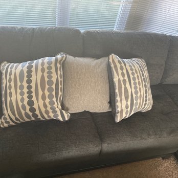 Ashley Store - Missing the second gray pillow - Furniture Stores Near Me - Naperville, Illinois