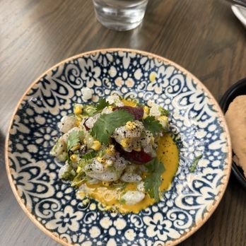 Aba - Halibut ceviche - Mediterranean Near Me - Chicago, Illinois