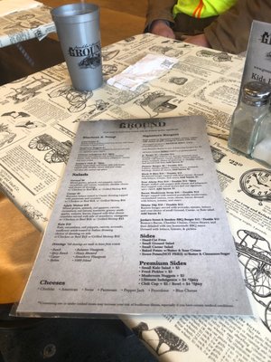 Menu photo 4 Ground Restaurant Franklin, TN