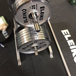 The shiny Eleiko plates and my junk :D not afraid to bring it allllll