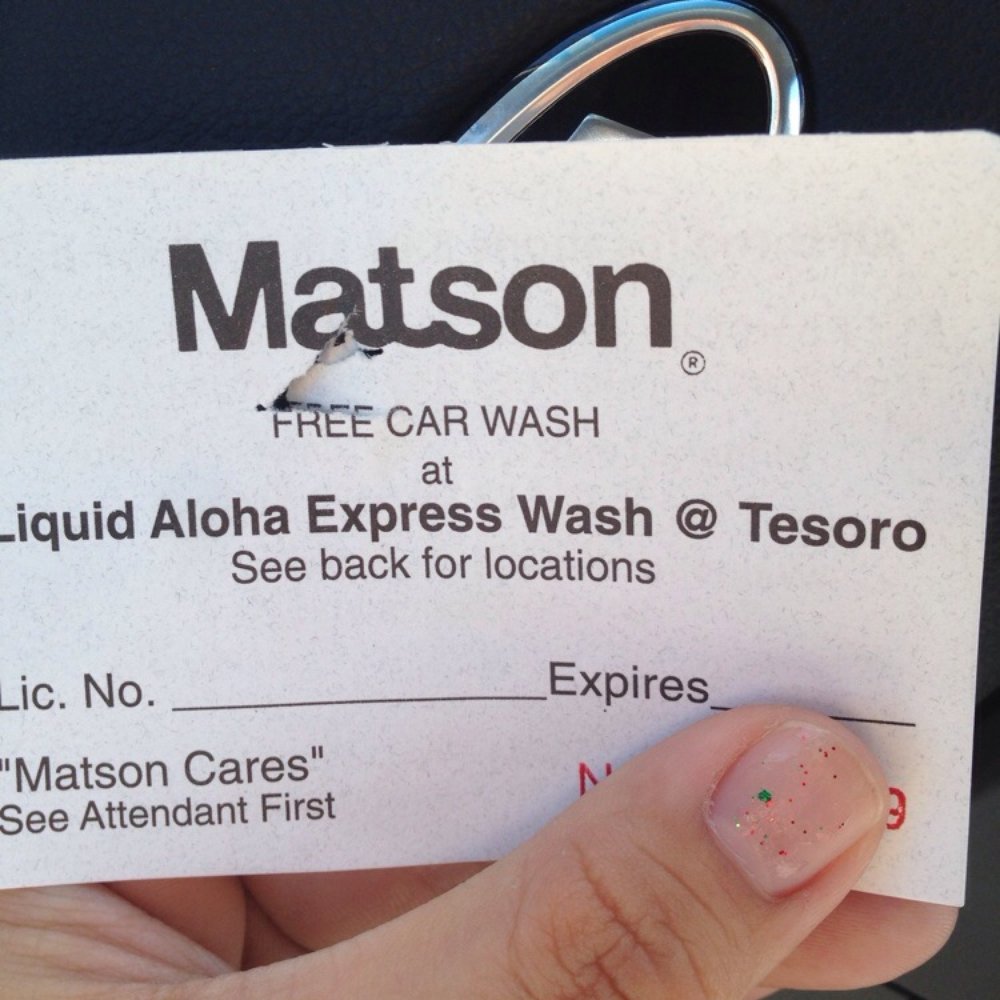 Matson - Free car wash after you pick up your car - Shipping Centers Near Me - Honolulu, Hawaii Matson - Free car wash after you pick up your car - Shipping Centers Near Me - Honolulu, Hawaii