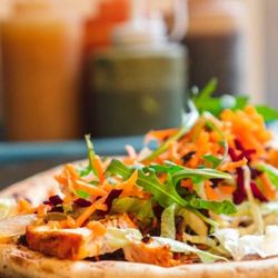 Curry On Naanstop - Chicken Tikka Naan Wrap