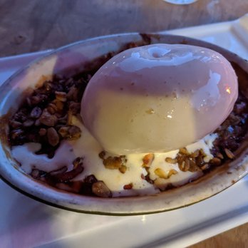 The Red Cat Kitchen - Peach crumble - New American Near Me - Oak Bluffs, Massachusetts The Red Cat Kitchen - Peach crumble - New American Near Me - Oak Bluffs, Massachusetts