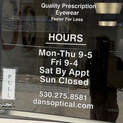 Dan's Optical Lab - Front door
