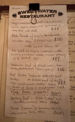 Menu photo 4 Sweetwater Restaurant Brooklyn, NY Menu photo 4 Sweetwater Restaurant Brooklyn, NY
