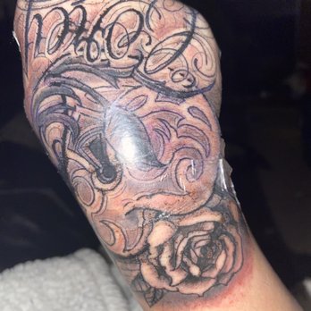 American Vintage Tattoo - My heart locket for my brother - Tattoo Near Me - Orange, California