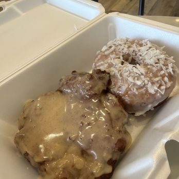 Bismarck Doughnuts - Apple Fritter Coconut Ring - Donuts Near Me - Orem, Utah