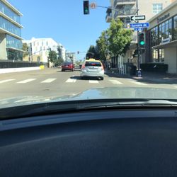 Delux Cab - Agressive driver on an intersection with pedestrians. Keeping the distance here. Note that this is not the first time reported