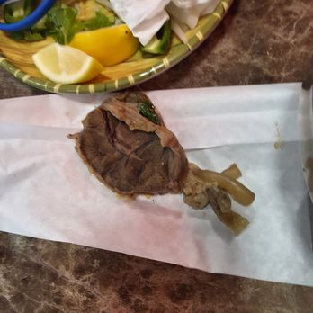 Pho Bolsa - Only piece of beef and tendon in Bun Bo Hue, it was like chewing on shoes. - Vietnamese Near Me - Sacramento, California Pho Bolsa - Only piece of beef and tendon in Bun Bo Hue, it was like chewing on shoes. - Vietnamese Near Me - Sacramento, California