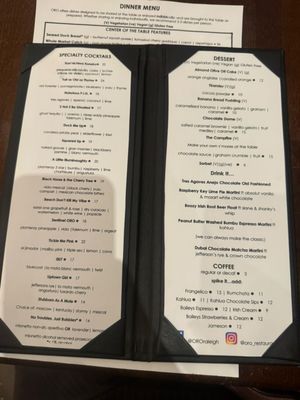 Menu photo 2 ORO Restaurant & Lounge Raleigh, NC Menu photo 2 ORO Restaurant & Lounge Raleigh, NC