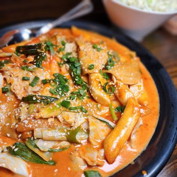 Pelicana Chicken - Rose ddeobokki - Chicken Shop Near Me - Las Vegas, Nevada