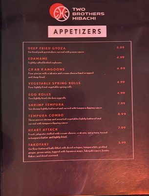Menu photo 4 Two Brothers Hibachi Sherman, TX Menu photo 4 Two Brothers Hibachi Sherman, TX