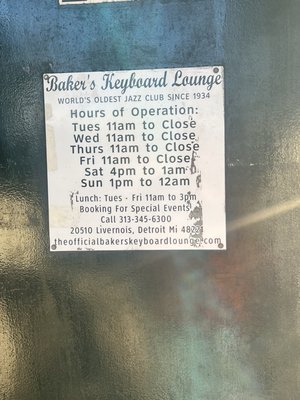 Baker's Keyboard Lounge by null Baker's Keyboard Lounge by null