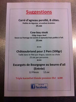 Menu photo 6 Ferme Balthazar Mouscron, WHT