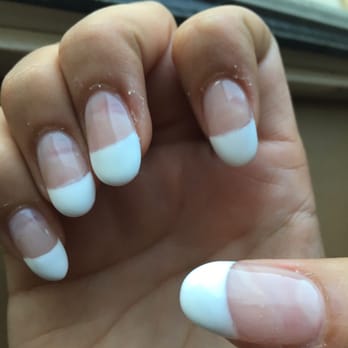 10 Perfect Nails - Is this what a fill in is supposed to look like?? Even the white tip lines aren't clean - Nail Salons Near Me - Tracy, California