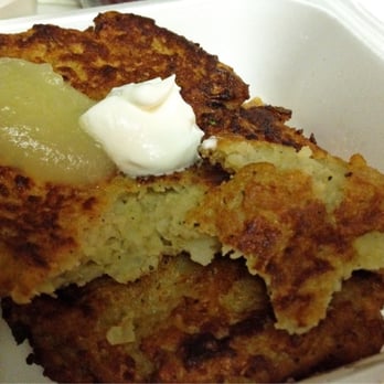 Kara's Korner - Potato Pancakes $3.29 for two - Delis Near Me - Glendora, California Kara's Korner - Potato Pancakes $3.29 for two - Delis Near Me - Glendora, California