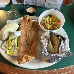 Concert Hall and Barrel Tavern - Is this s=this single piece of overcooked catfish meal worth $42 Dollars