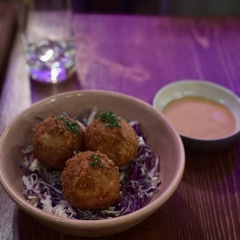 Cloud & Spirits - Hainan Chicken Arancini - New American Near Me - Cambridge, Massachusetts