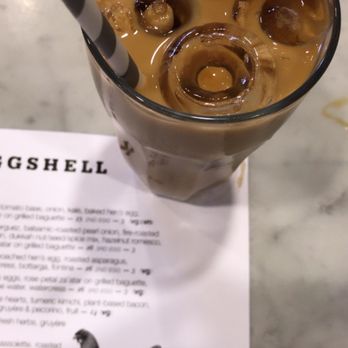 Eggshell Bistro - N'Orleans iced coffee with organic milk! - Coffee & Tea Near Me - Carmel, Indiana Eggshell Bistro - N'Orleans iced coffee with organic milk! - Coffee & Tea Near Me - Carmel, Indiana