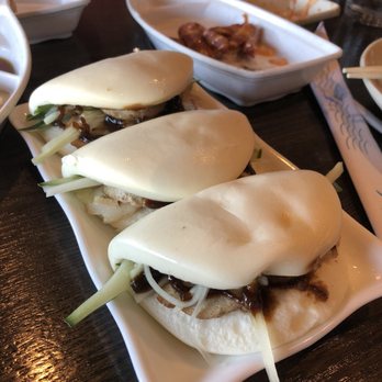 Mr Sushi - Pork bun were tasty but not too much meat - Sushi Bars Near Me - Cherry Hill, New Jersey