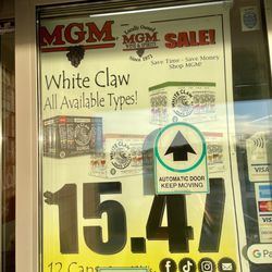 Mgm Liquor Warehouse - White claw sale