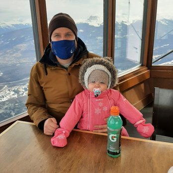 Jasper SkyTram - Restaraunt table on top of the mountain! - Hiking Near Me - Jasper, Alberta
