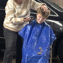 Linda’s Barbershop - She cut me in a garage