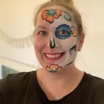 Paint Palettes - Sabrina painted my face at my son's birthday party - Face Painting Near Me Paint Palettes - Sabrina painted my face at my son's birthday party - Face Painting Near Me