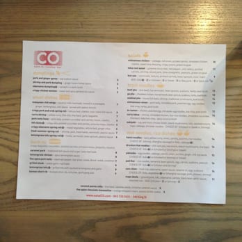 CO - Menu - Vietnamese Near Me - Charleston, South Carolina
