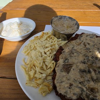 Vienna Bier Garten - Schnitzel with spaetzle - Austrian Near Me - LaFayette, Georgia Vienna Bier Garten - Schnitzel with spaetzle - Austrian Near Me - LaFayette, Georgia