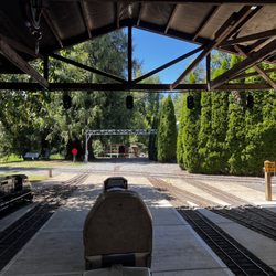 Pacific NW Live Steamers - View as the train is leaving the station