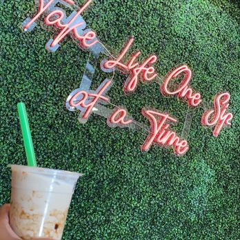 PYO Chai - Cute art backdrop display - Bubble Tea Near Me - Stewart Manor, New York PYO Chai - Cute art backdrop display - Bubble Tea Near Me - Stewart Manor, New York
