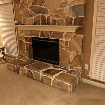 Hearth & Braai - THIS IS WHAT OUR FLAT ROCK F/P LOOKED LIKE BEFORE THE INSTALL - Fireplace Services Near Me