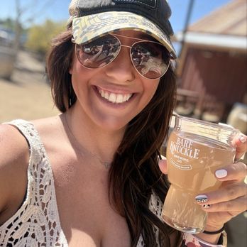 Bare Knuckle Brewing - Me and their pear cider - Brewpubs Near Me - Temecula, California