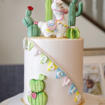 Two Little Monkeys Bakery - a cake decorated like a llama - Custom Cakes Near Me Two Little Monkeys Bakery - a cake decorated like a llama - Custom Cakes Near Me