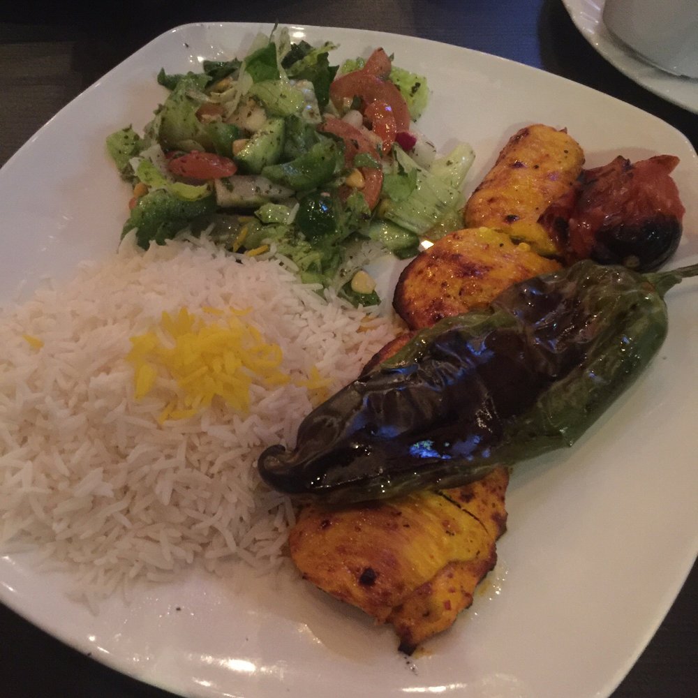 The Atmosphere - Chicken kebab - Mediterranean Near Me - Glendale, California The Atmosphere - Chicken kebab - Mediterranean Near Me - Glendale, California