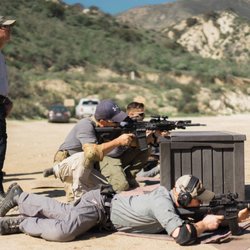 International Tactical Training Seminars - Carbine rifle training, working from various shooting positions.