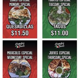 Sanchez Tacos - New weekly specials!