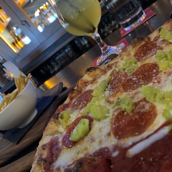 Blackmoor Bar and Kitchen - Flatbread and their special of the month, Apple cider sangria! - American Near Me - Boston, Massachusetts Blackmoor Bar and Kitchen - Flatbread and their special of the month, Apple cider sangria! - American Near Me - Boston, Massachusetts