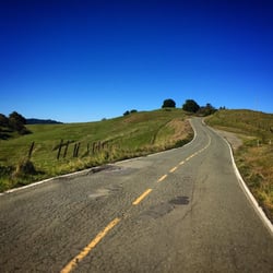 Dave's Bike Shop - Local cycling sample: Near the top of Orr Springs Road